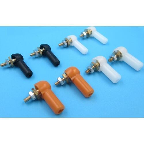 10PC M2 M3 Ball Joint 2mm 3mm Linkage Rod Ball Head Connector L16/17mm Rod End for DIT RC Gasoline Boat Servo Spare Parts