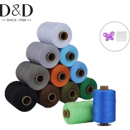 24 Colors Polyester Sewing Threads 1000 Yards Per Spools Machine Embroidery Thread Hand Sewing Kits for Hand & Machine Sewing
