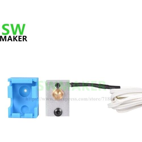 V6 Silicone Sock with Original Block Support V6 Original J-head 1.75/3.0mm Bowden/direct Extruder for RepRap 3D printer