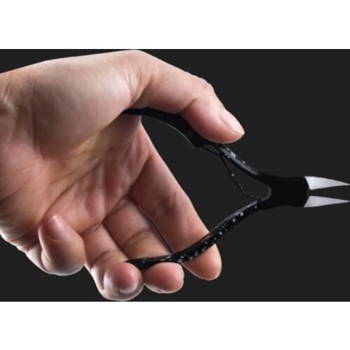 1pc Black Toenail Ingrown Nail Art Cuticle Nipper Clipper Edge Cutter Manicure Scissor Plier Tool Pedicure Dead Skin Remover