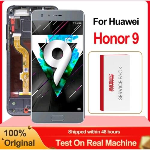 100% Original 5.15'' LCD For Huawei Honor 9 Display Touch Screen Digitizer Assembly For STF-L09 STF-AL10 STF-AL00 Replacement