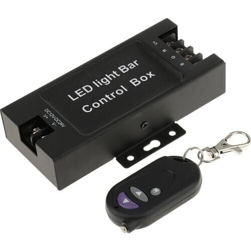 12V-24V LED Light Bar Battery Box Flash Strobe Controller with Wireless Remote