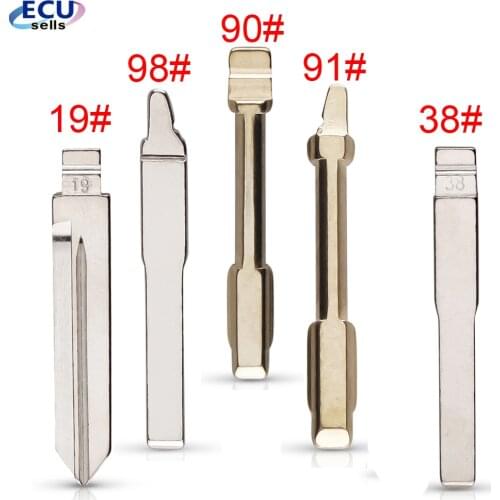 2PCS X HU101 FO21 FO38 Car Remote KD Key Blade For Ford Fusion Focus Mondeo Fiesta Galaxy Flip Blank #19 90 91 98 NO.38