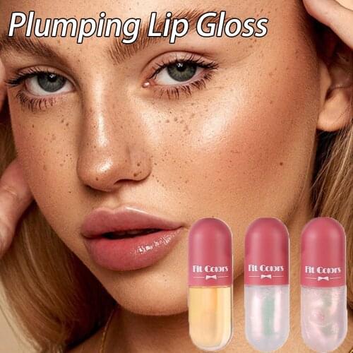 4.5ML Mini Lip Gloss Pearlescent Plumping Liquid Lipstick Moisturizing Transparent Color-changing Lip Oil Beauty Cosmetic