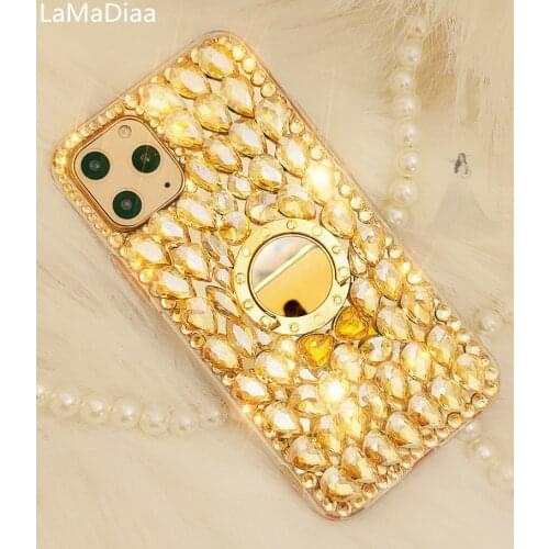 Bling Finger Ring Case For Xiaomi mi Note 10 Pro 6 8 9 A2 Lite SE 5X 6X MAX 2 3 Diamond Rhinestone Glitter Soft TPU Stand Cover