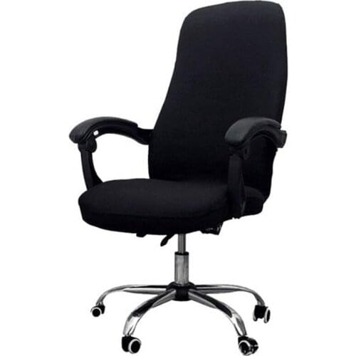 One-Piece Office Armrest Seat Cover Rotating Elastic Chair Cover Computer Armchair Protective(Only Seat Cover)