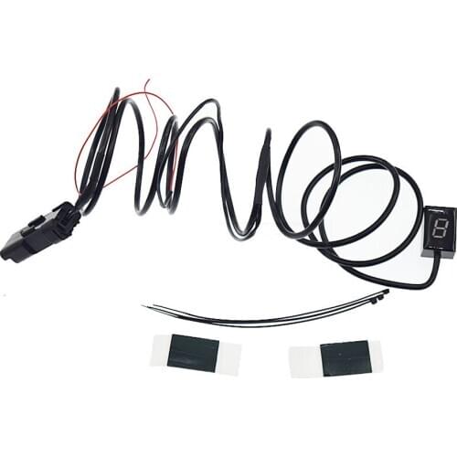 Motorcycle LCD Electronics 6 Speed 1-6 Level Gear Indicator Digital Gear Meter For Ducati Hyperstrada Monster 821 2014 - 2017 18