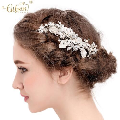 Gibsonbridal Freshwater Pearls Wedding Hair Comb Prom Party Bridesmaid Gift Headpiece Bridal Hairstyle Accessories
