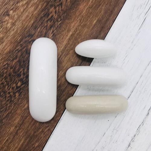 1pcs Creative Door Handles Kitchen Knobs Furniture Hardware Wardrobe Cupboard Handle Funiture decor White Ceramic Drawer Pulls