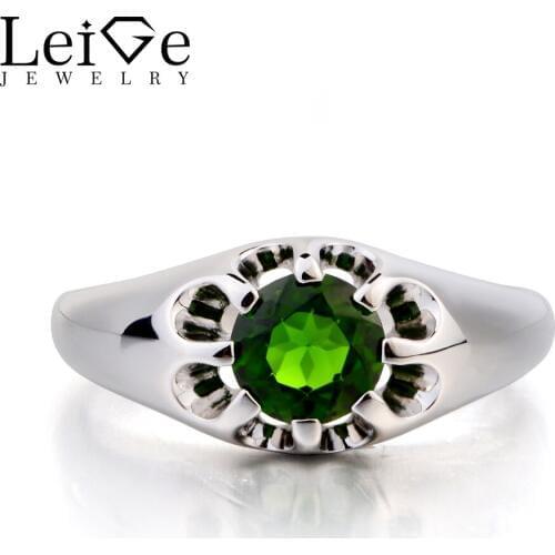 LeiGe Jewelry Rings With Semi-precious Stones