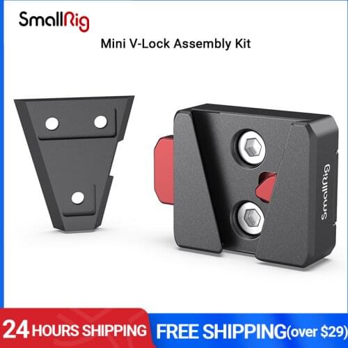 SmallRig Mini V-Lock Assembly Kit Featuring Two 1/4-20 mounting holes Lightweight and portable - 2801