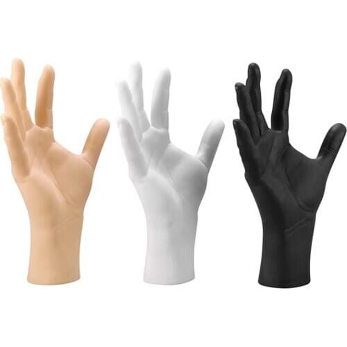 Plastic Right Male Manneqin Hand For Glove Display