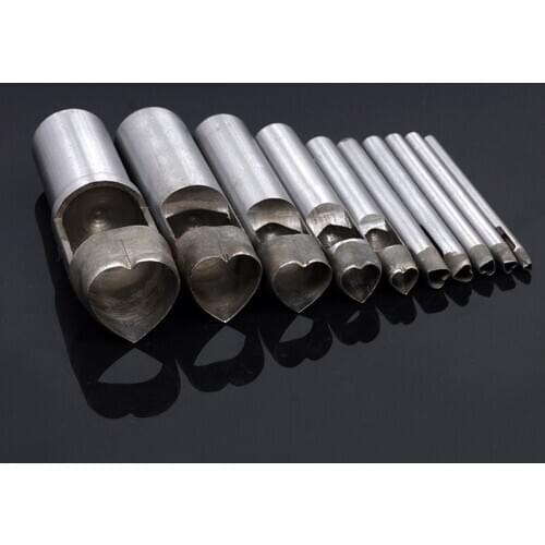 Heart-shaped punch Apricot peach punch Pattern punch Flower punch DIY leather punch punch round punch Special shaped punch