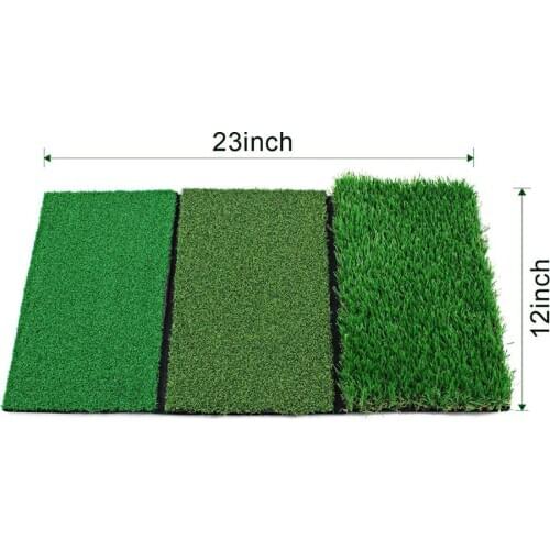 Size 30*60cm non-slip folding multi-functional golf practice mat batting pad with cushioning layer
