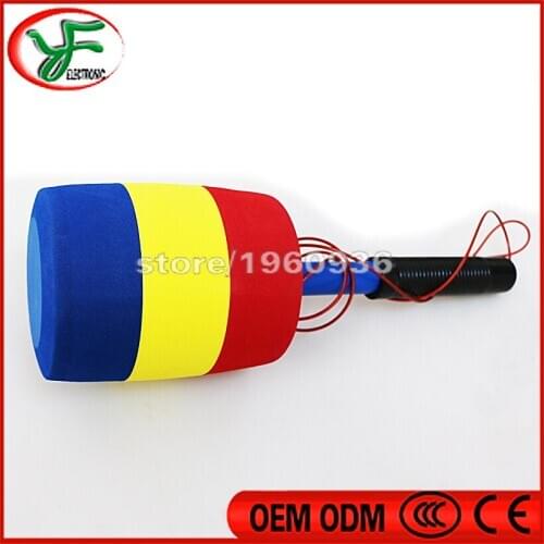 Tricolor Sponge Hammer Children playing hamster game hammering hammer Arcade Game accessories