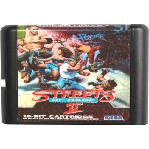 Streets Of Rage 2 16 bit MD Game Card For Sega Mega Drive For Genesis
