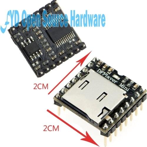 1pcs Mini MP3 Player Module with Simplified Output Speaker for UNO