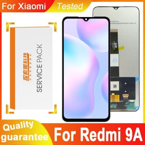 100% Tested 6.53" Display Replacement For Xiaomi Redmi 9A LCD Touch Screen Digitizer Assembly For Redmi 9A LCD Repair parts