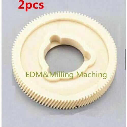 2pcs Milling Machine Power Feed Parts - Plastic Gear SBS Bridgeport CNC Milling Machine Lathe Machine For S-350 S-235