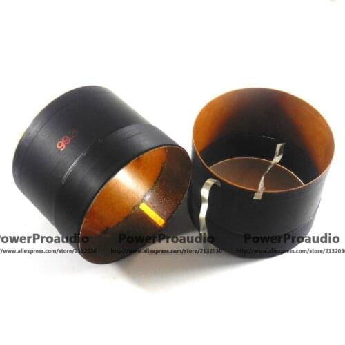 2pcs High Quality voice coil for Paudio C18-650EL Speaker Aluminium Flat Wire VC 99.3mm Glass Fiber