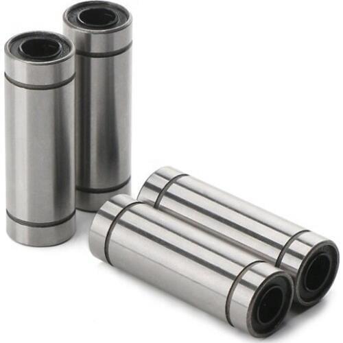 50pcs LM6LUU 6mm long type linear motion ball bearings bushing CNC parts 6x12x35 mm