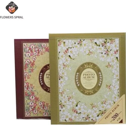 6 Inch Photo Album 200 DIY Inserts Photo Collection Childrens Growth Photo Collection Couple Anniversary Album Gift