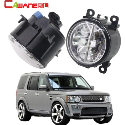Cawanerl Car LED Fog Light Daytime Running Light DRL For Land Rover Discovery 4 LR4 SUV (LA) Closed Off-Road Vehicle 2010-2013