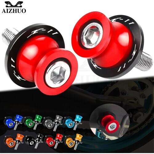 CNC Aluminum FOR HONDA X11 X-11 1999 2000 2001 2002 Motorcycle 8MM Stand Screws Swingarm Slider Spools X-11 LOGO Accessories 2PC