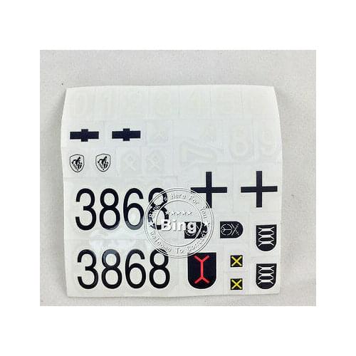Heng Long 1/16 German Stug III F8 RC Infrared Fight Tank Decal Sticker 3868 TH00311-SMT4