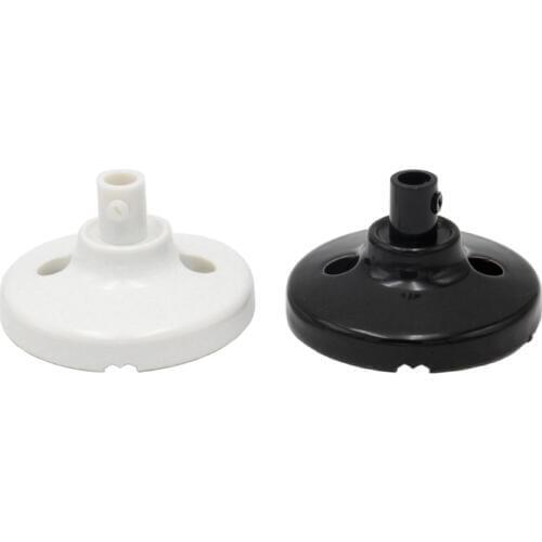 10Pieces Small Ceramic Ceiling Rose Ceiling Light Mounting Porcelain Ceiling Cup Fixtures