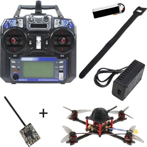 FEICHAO T143 FPV Quadcopter Kit Carbon Fiber 143mm FPV 5000kv Motor Transmitter 1200TVL Camera For Racing Drone Aircraft Copter