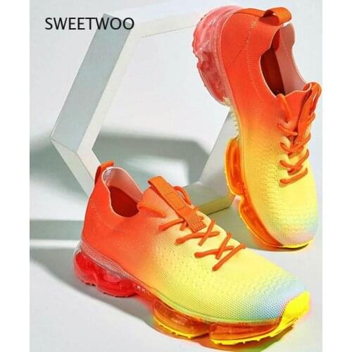 Women Breathable Sneakers 2021 Spring New Color Matching Mesh Lace Up Ladies Casual Shoes Outdoor Flat Sport Vulcanized Shoes