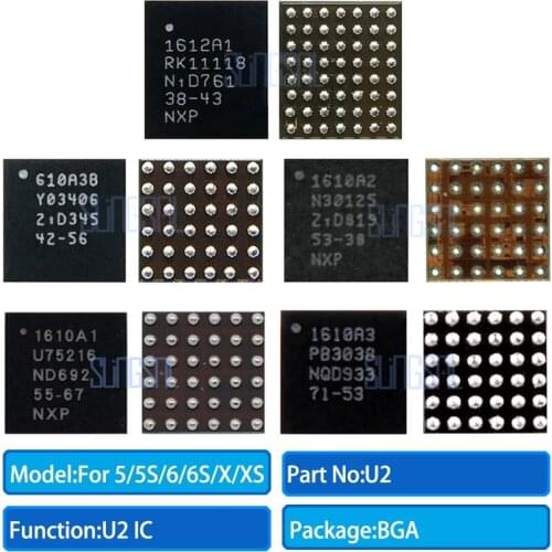 10pcs/lot U2 tristar USB IC Chip 1612A1 610A3B 1610A3 1610A2 1610A1 For iphone 11 pro max XS XR X 8 7 U2 IC