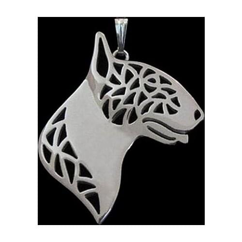 2019 Fashion Jewelry Bull Terrier Dog Pendants Lovers' Dog Shaped Pendants