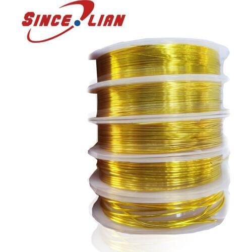 New 0.4-1.0mm Thick DIY Copper Wire Handmade No Fade Beaded Jewelry Line Stereotype Line Not Oxidized Copper Tie