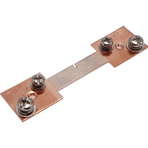 New Class 0.5 Precision Level FL-2 50A 75mV Small DC Current Shunt Resistor Panel For Digital Ammeter Analog Meter