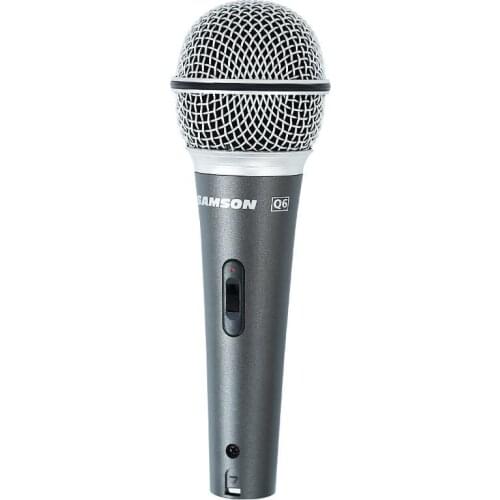 Original SAMSON Q8X Q7 Q6 professional dynamic microphone for vocal and instrument pick up ideal for live singing