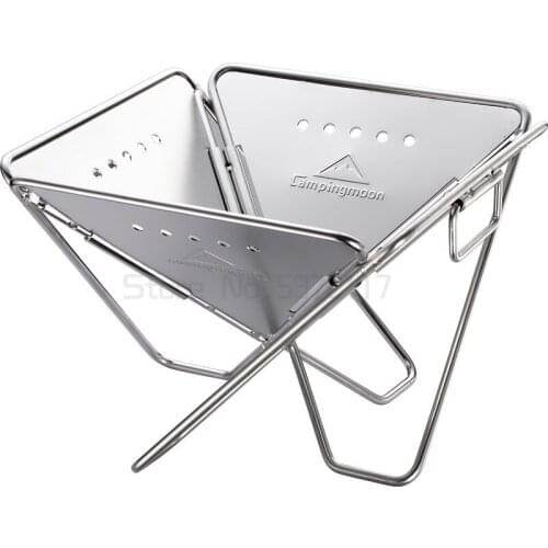 Portable Stainless Steel BBQ Grill Folding BBQ Grill Outdoor BBQ Grill Camping Picnic Barbecue Tool Barbecue Accessories
