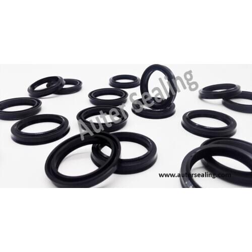 WIPER NBR Dust seal LBH ID=40 mm - 80 mm industry double lip seal components rubber part Scraper seal