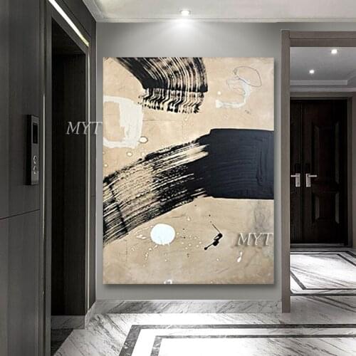 Hand-painted oil painting abstract color living room decoration abstract home decoration oil painting