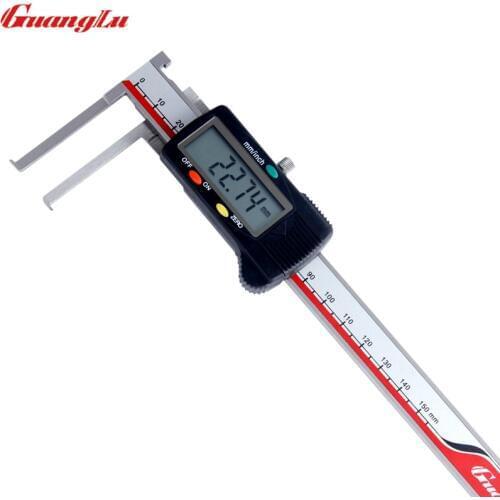 GUANGLU Digital Caliper Inside Groove vernial caliper 8-150mm/0.01mm Stainless Steel Electronic Measurement Instrument