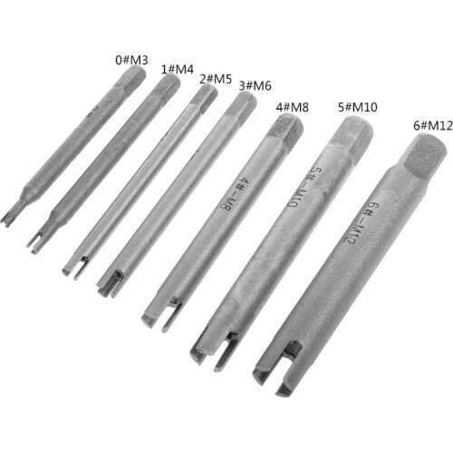 Broken Tap Extractor Guide Easy Out Wire Screw Remover Tools Drill Bit With 3/4 Claw Metric M3-M12 52mm-70mm