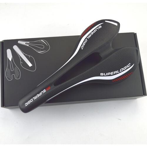 2017 superlogic Carbon Saddle Ultralight Full Carbon Fiber Bicycle Saddle Seats Genuine Cycling Bike Saddle MTB Road Parts