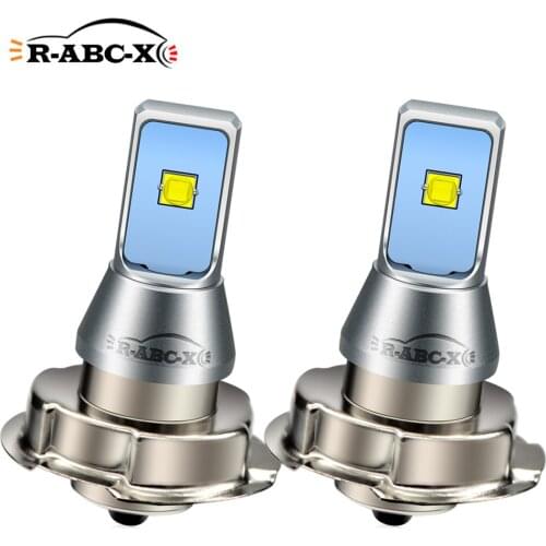 RUIANDSION 2Pcs P26S LED Bulb Harvester Headlight Tractor Motorcycle Moped Scooter Headlamp XPE 6V 12V 24V 6000K White 2400Lm