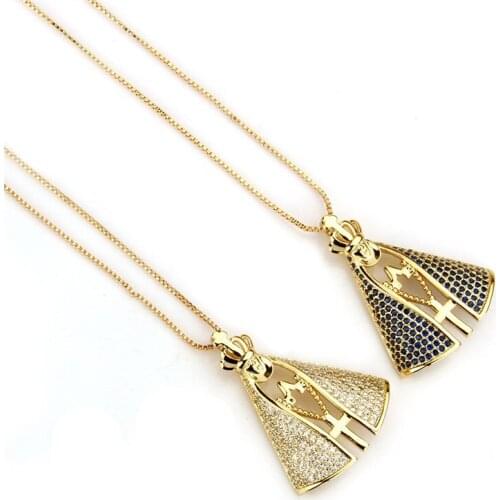 Funmode AAA CZ Design Pendant For Women Jewelry Accessories Link Chain broche femme bijoux Wholesale FN185