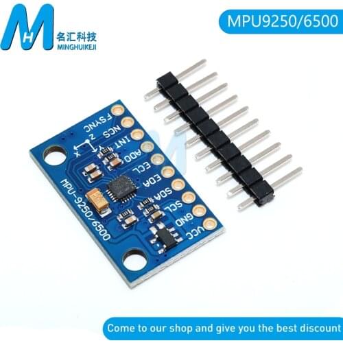 1Set SPI IIC/I2C GY-9250 MPU 9250 MPU-9250 9-Axis Attitude +Gyro+Accelerator+Magnetometer Sensor Board Module MPU9250 3-5V Power