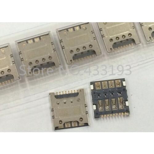 10pcs/lot for samsung Galaxy Note 3 N9000 N900 N9005 N9006 N9008 SIM Card Slot Reader Holder SIM Card Connector Socket