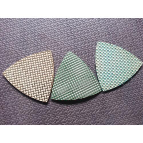 3'' INCH Resin Triangle Diamond Polishing Pad 3PCS FREE SHIPPING