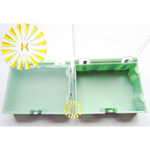 50pcs x #3 Green Color Capacitor Resistor SMT Electronic Component Mini Storage box Practical Jewelry Storaged Case Connector