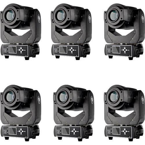 6pcs/lot Spot Lyre 90W Gobo LED Lyre Moving Head Light gobos Moving Head Light 90w for Stage Theater Disco Night club Party Show